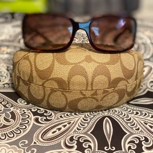 Coach sunglasses with case